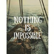Магніт «Nothing is impossible»