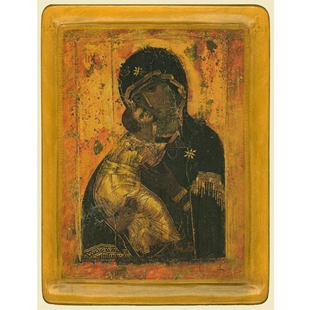 Ікона Богородиці Вишгородської (Володимирської), середня