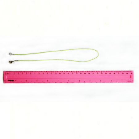 Шнурочок із защіпкою (зелений), 44 см