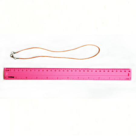 Шнурочок із защіпкою (оранжевий), 44 см