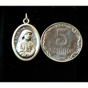 Медалик, іконка «Свята Фаустина Ковальська»