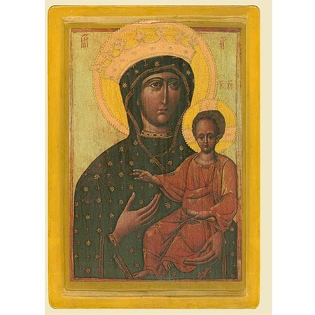 Ікона Богородиці Одигiтрiя, «Львiвська переможниця», середня
