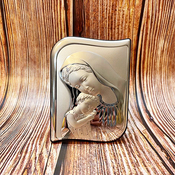 Посріблена ікона "Марія з Ісусом"